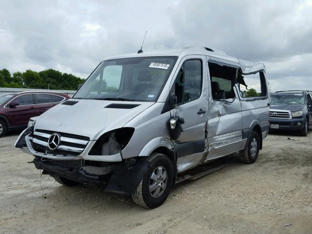 WDZPE7CCXC5625558 - 2012 MERCEDES-BENZ SPRINTER 2 SILVER photo 2