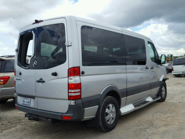 WDZPE7CCXC5625558 - 2012 MERCEDES-BENZ SPRINTER 2 SILVER photo 4