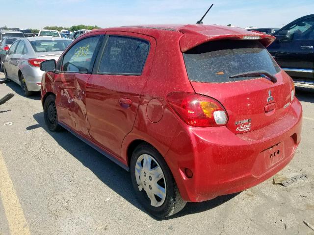 ML32A3HJ9FH038537 - 2015 MITSUBISHI MIRAGE DE BURGUNDY photo 3