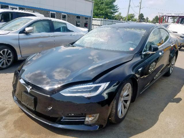 5YJSA1E20KF312359 - 2019 TESLA MODEL S BLACK photo 2