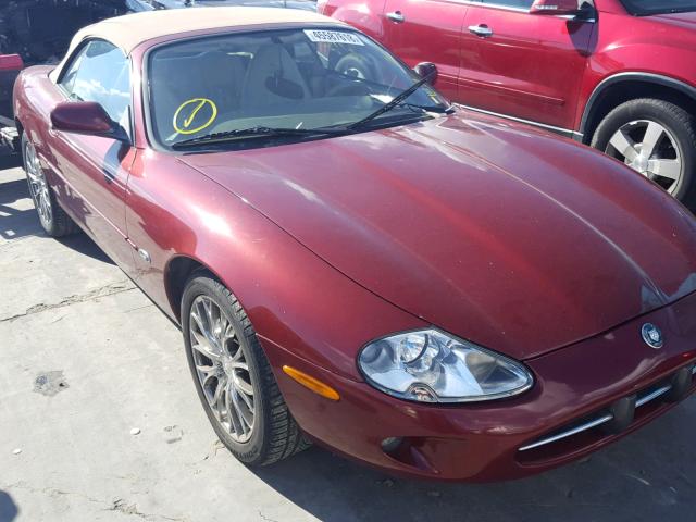 SAJGX2242WC024444 - 1998 JAGUAR XK8 BURGUNDY photo 1