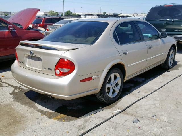 JN1CA31DX1T618023 - 2001 NISSAN MAXIMA GXE TAN photo 4