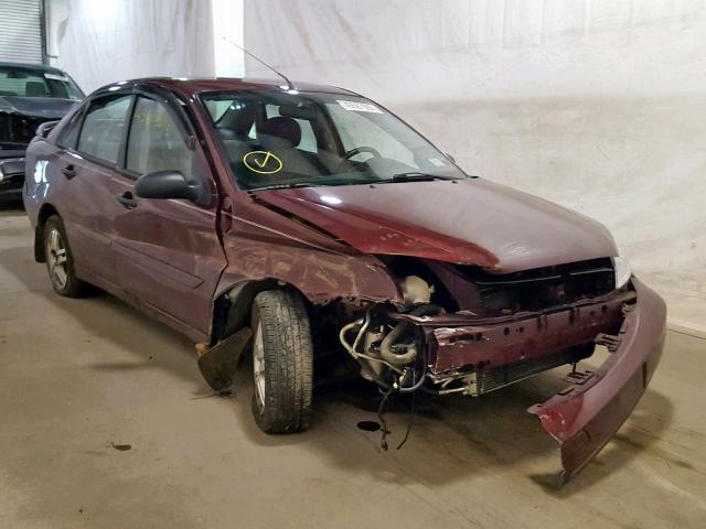 1FAFP34N86W124493 - 2006 FORD FOCUS ZX4 MAROON photo 1