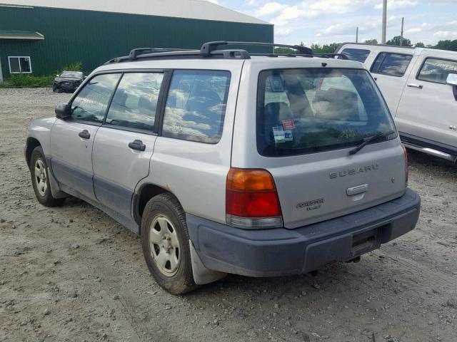 JF1SF6352XH738059 - 1999 SUBARU FORESTER L SILVER photo 3