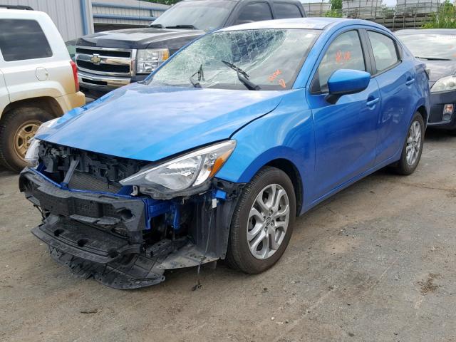 3MYDLBZVXGY137497 - 2016 TOYOTA SCION IA BLUE photo 2