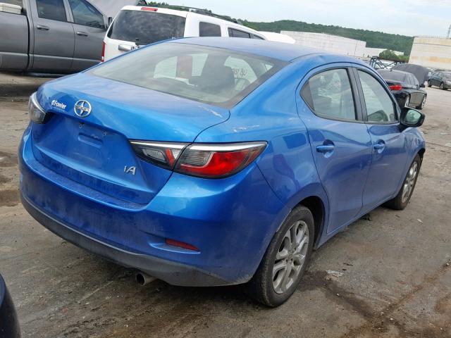 3MYDLBZVXGY137497 - 2016 TOYOTA SCION IA BLUE photo 4