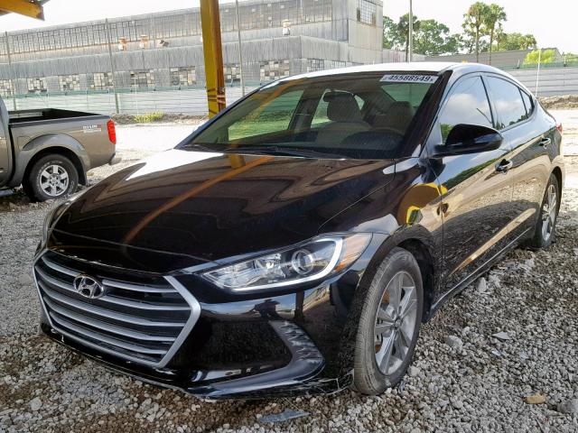 5NPD84LF7JH226185 - 2018 HYUNDAI ELANTRA SE BLACK photo 2