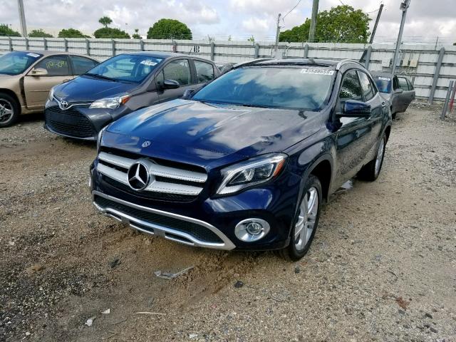 WDCTG4EB5JJ496767 - 2018 MERCEDES-BENZ GLA 250 BLACK photo 2