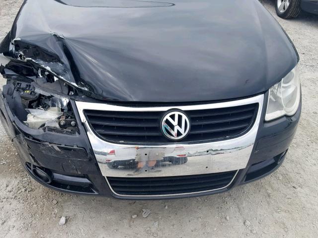 WVWDA71F07V010695 - 2007 VOLKSWAGEN EOS 2.0T S BLACK photo 9