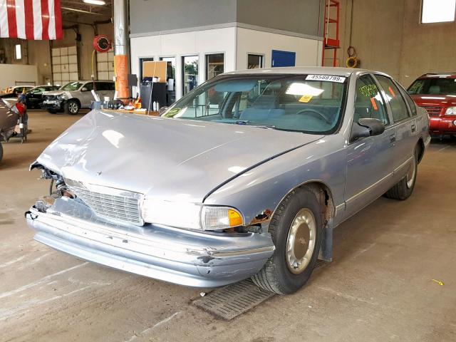 1G1BL52W1SR114546 - 1995 CHEVROLET CAPRICE CL BLUE photo 2