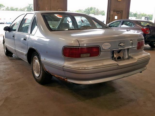 1G1BL52W1SR114546 - 1995 CHEVROLET CAPRICE CL BLUE photo 3