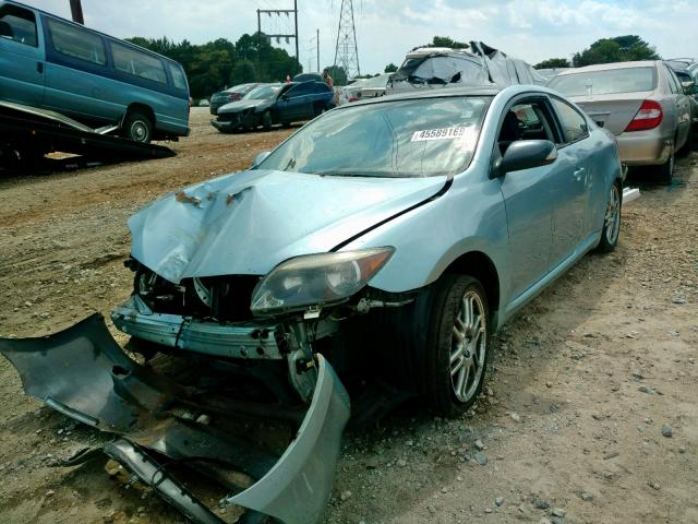 JTKDE177670184911 - 2007 TOYOTA SCION TC ლურჯი ფოტო 2