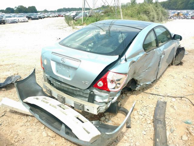JTKDE177670184911 - 2007 TOYOTA SCION TC ლურჯი ფოტო 4