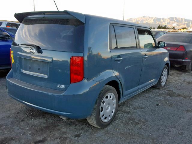 JTLKE50E391090775 - 2009 TOYOTA SCION XB Көк фото 4