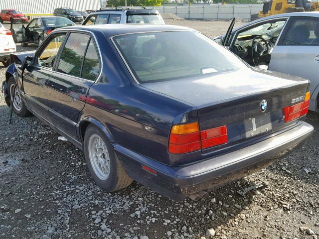 WBAHD6327RGK43104 - 1994 BMW 525 I AUTO BLUE photo 3
