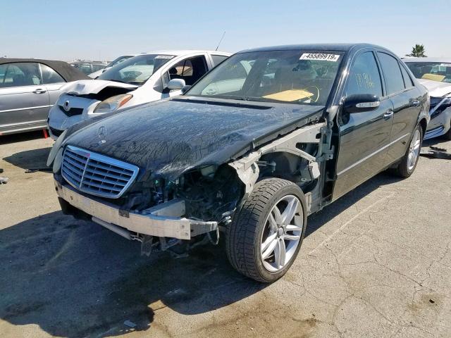 WDBUF65J95A657349 - 2005 MERCEDES-BENZ E 320 BLACK photo 2