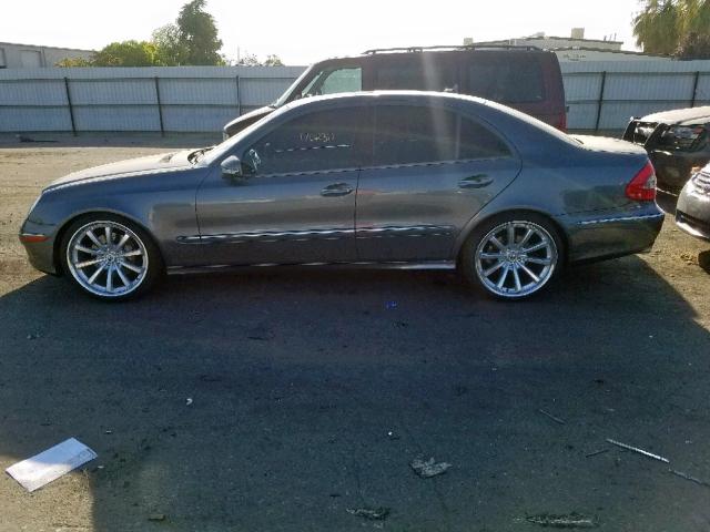 WDBUF56X08B323514 - 2008 MERCEDES-BENZ E 350 BLUE photo 9