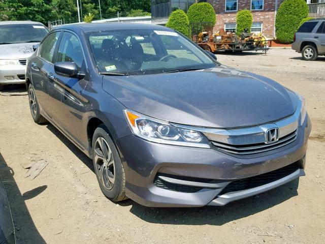 1HGCR2F38GA108016 - 2016 HONDA ACCORD LX GRAY photo 1