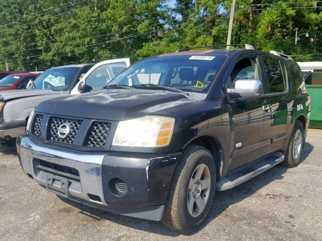 5N1AA08A26N741529 - 2006 NISSAN ARMADA SE BLACK photo 2