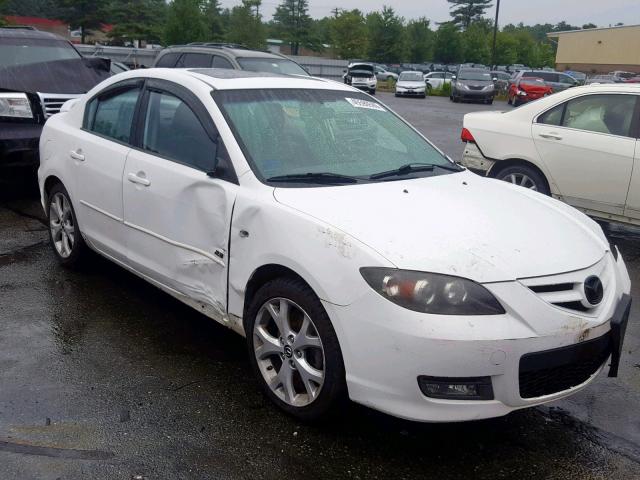 JM1BK324681799437 - 2008 MAZDA 3 S WHITE photo 1