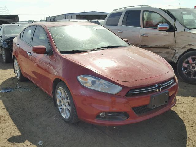 1C3CDFCB7ED668125 - 2014 DODGE DART LIMIT RED photo 1