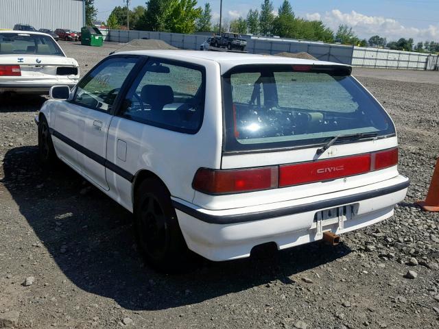 2HGED6353MH564104 - 1991 HONDA CIVIC DX WHITE photo 3