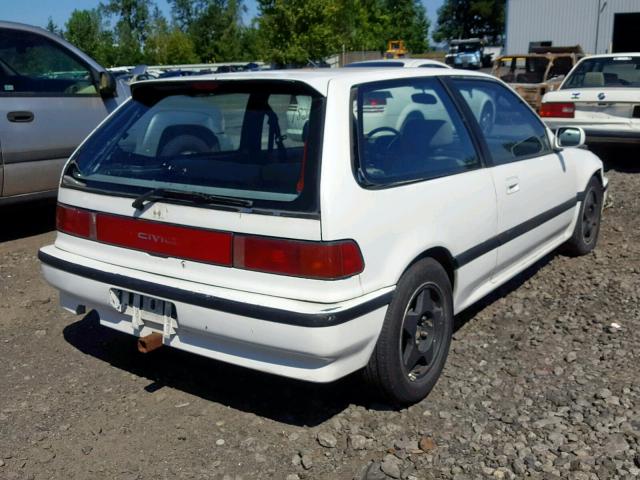 2HGED6353MH564104 - 1991 HONDA CIVIC DX WHITE photo 4