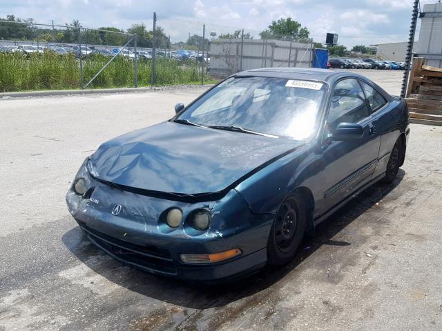 JH4DC4457TS011185 - 1996 ACURA INTEGRA LS GREEN photo 2