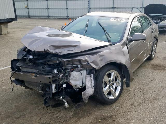 1G1ZC5EB7AF294560 - 2010 CHEVROLET MALIBU 1LT 米色 照片 2