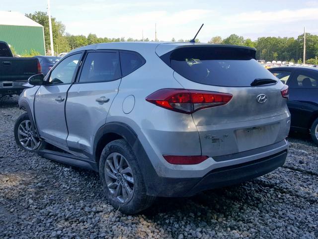 KM8J2CA46JU754074 - 2018 HYUNDAI TUCSON SE SILVER photo 3