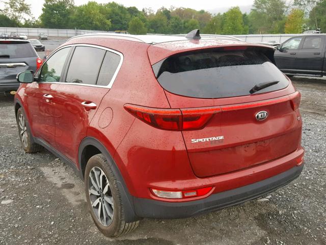 KNDPNCAC2H7084691 - 2017 KIA SPORTAGE E RED photo 3