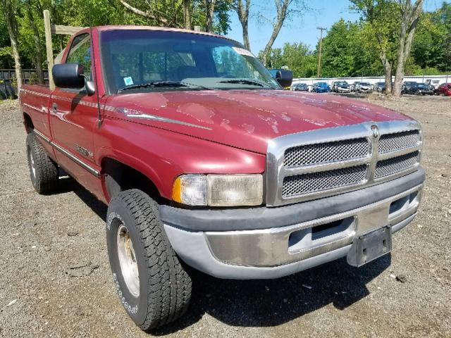 1B7JF26Z3TJ148985 - 1996 DODGE RAM 2500 RED photo 1