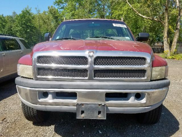 1B7JF26Z3TJ148985 - 1996 DODGE RAM 2500 RED photo 9