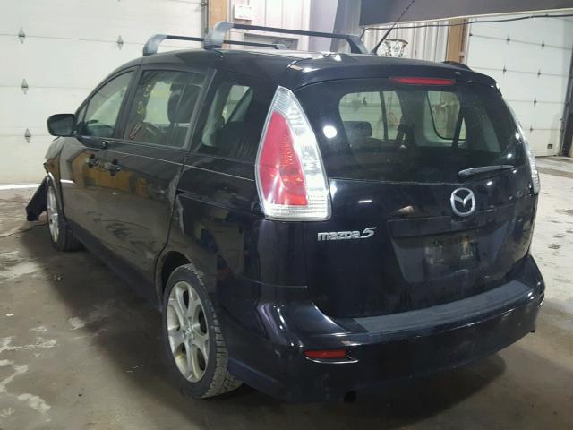 JM1CR2WL0A0368891 - 2010 MAZDA 5 BLACK photo 3