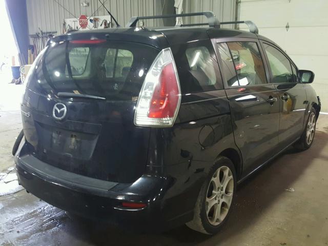 JM1CR2WL0A0368891 - 2010 MAZDA 5 BLACK photo 4