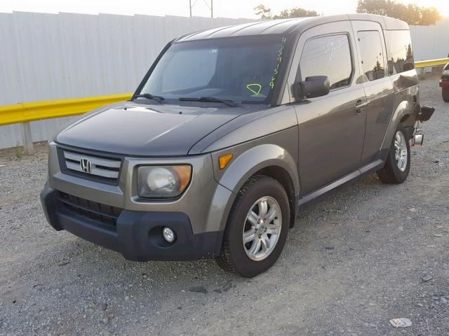 5J6YH28787L014790 - 2007 HONDA ELEMENT EX GRAY photo 2