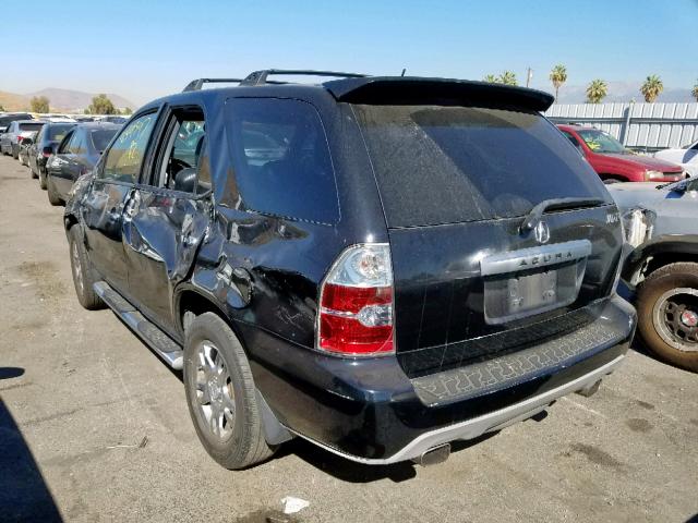 2HNYD189X5H552201 - 2005 ACURA MDX TOURIN BLACK photo 3