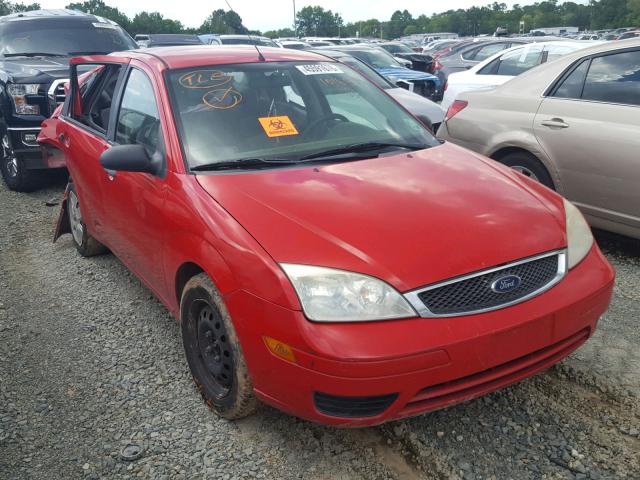 1FAFP34N57W101657 - 2007 FORD FOCUS ZX4 RED photo 1
