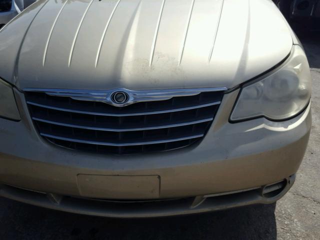 1C3CC5FB6AN223761 - 2010 CHRYSLER SEBRING LI GOLD photo 9