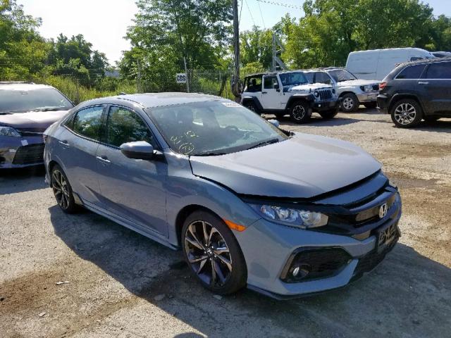 SHHFK7G43JU221745 - 2018 HONDA CIVIC SPOR BLUE photo 1