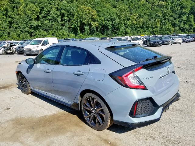 SHHFK7G43JU221745 - 2018 HONDA CIVIC SPOR BLUE photo 3