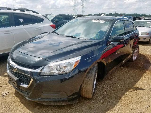 1G11C5SL1EF254829 - 2014 CHEVROLET MALIBU 1LT BLACK photo 2
