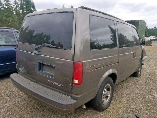 1GNDM19X92B131602 - 2002 CHEVROLET ASTRO GRAY photo 4