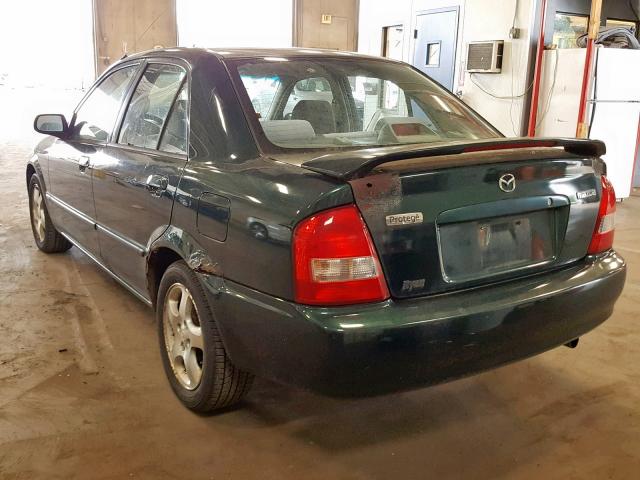 JM1BJ2217Y0210162 - 2000 MAZDA PROTEGE ES 绿色 照片 3