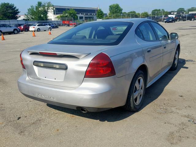 2G2WP552461134170 - 2006 PONTIAC GRAND PRIX SILVER photo 4