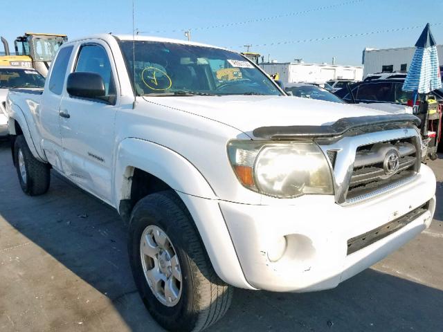 5TETU62N89Z605555 - 2009 TOYOTA TACOMA PRE WHITE photo 1