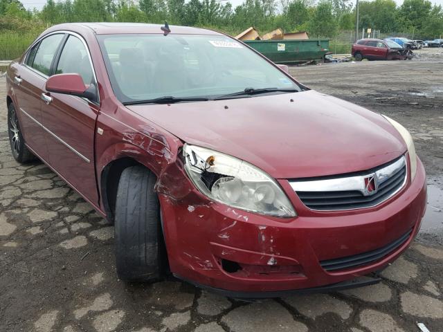 1G8ZS57N78F142428 - 2008 SATURN AURA XE RED photo 1