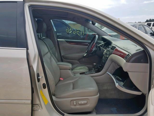 JTHBA30G140008844 - 2004 LEXUS ES 330 BEIGE photo 5