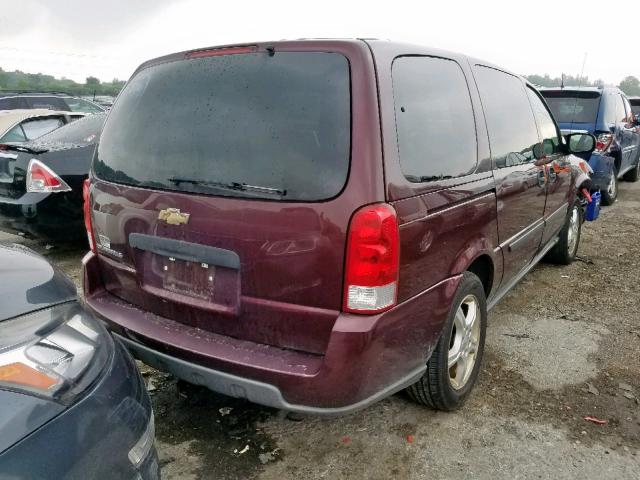 1GNDV23168D200475 - 2008 CHEVROLET UPLANDER L 栗色 照片 4