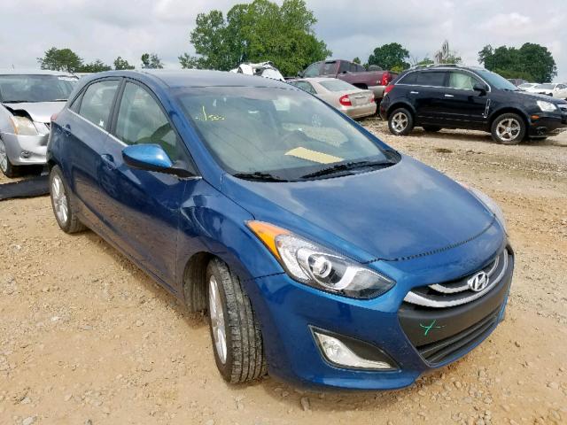 KMHD35LE6DU157166 - 2013 HYUNDAI ELANTRA GT BLUE photo 1